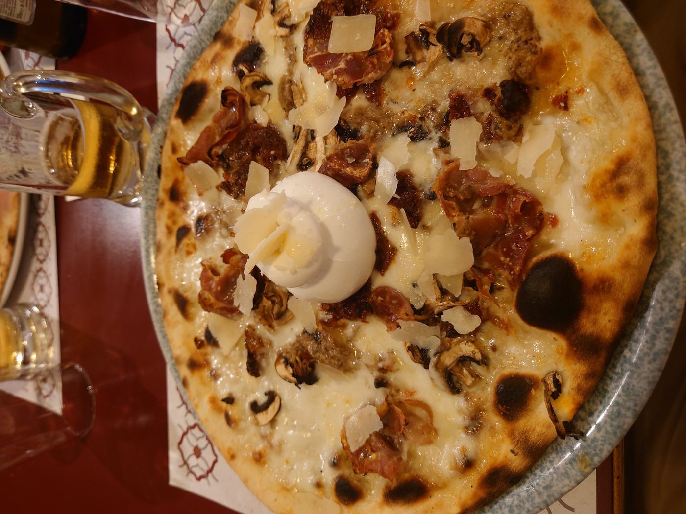 Pizza med buratta 